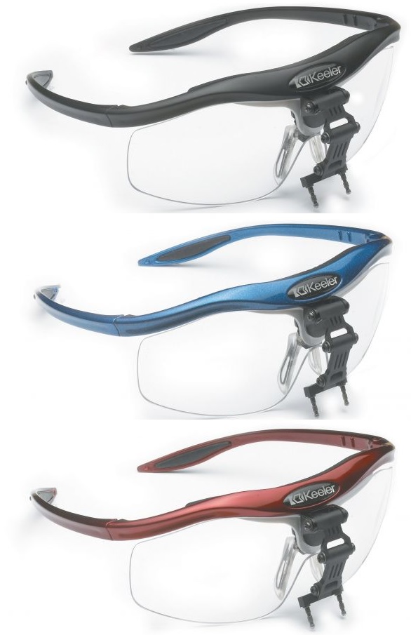 Lupové brýle Keeler barvy obrub