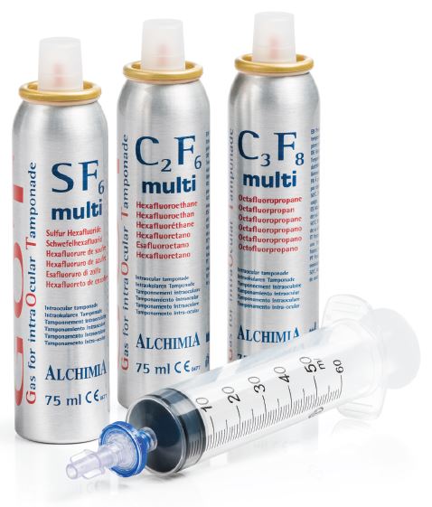 Oftalmologické plyny