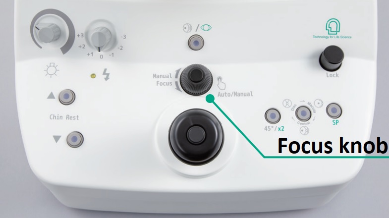 Kowa nonmyd AF ovládání