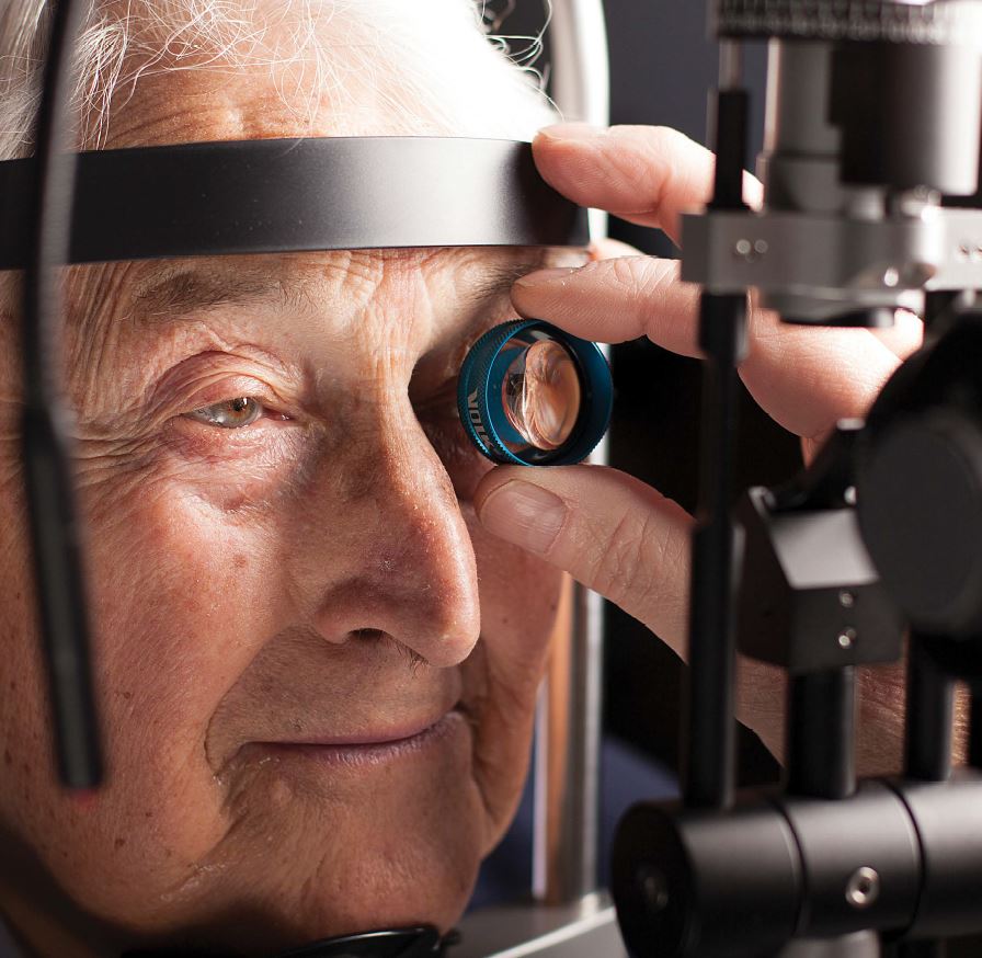 Vyšetřovací čočky VOLK použití na štěrbinové lampě